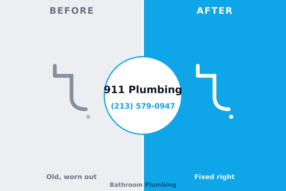 Before and after: plumbing company Greencastle, IN